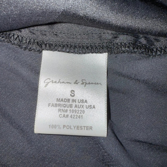 Black V-Neck Halter, Graham & Spencer, US S - Picture 7 of 8